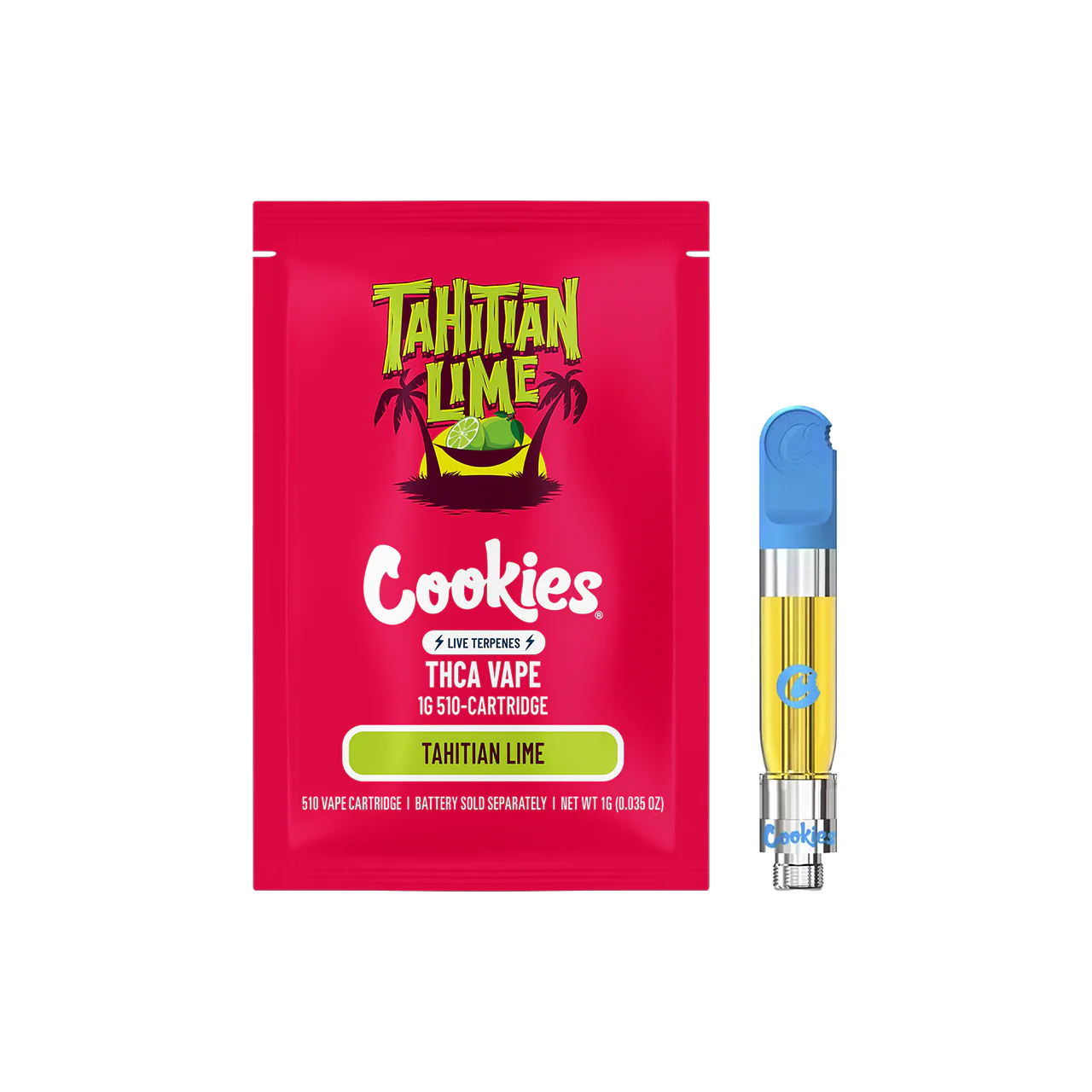 Cookies 510 Tahitian Lime Vape Cartridge 1g