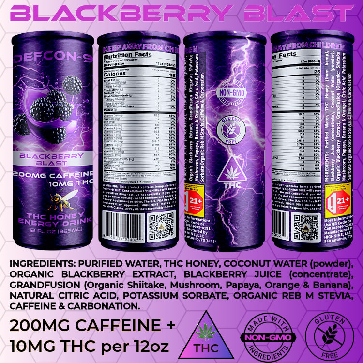 DEFCON-9 Blackberry Blast 4pk