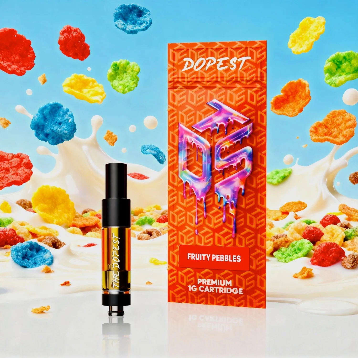 The Dopest Shop FRUITY PEBBLES - Vape Cartridge 1g