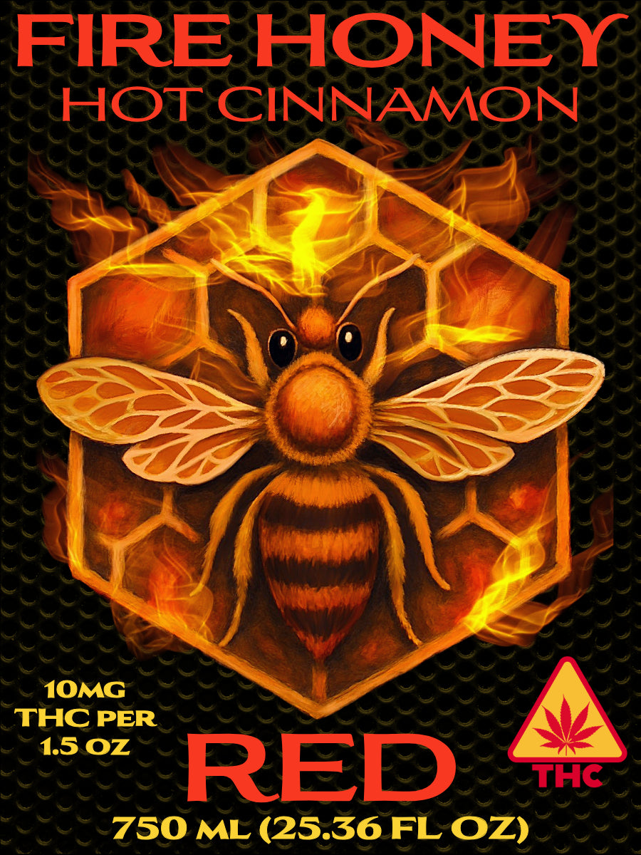 FIRE HONEY RED 750ml - Case (6 Bottles)