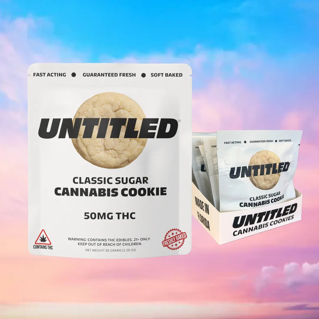 UNTITLED - Jumbo Cannabis Cookie - Classic Sugar- 50MG