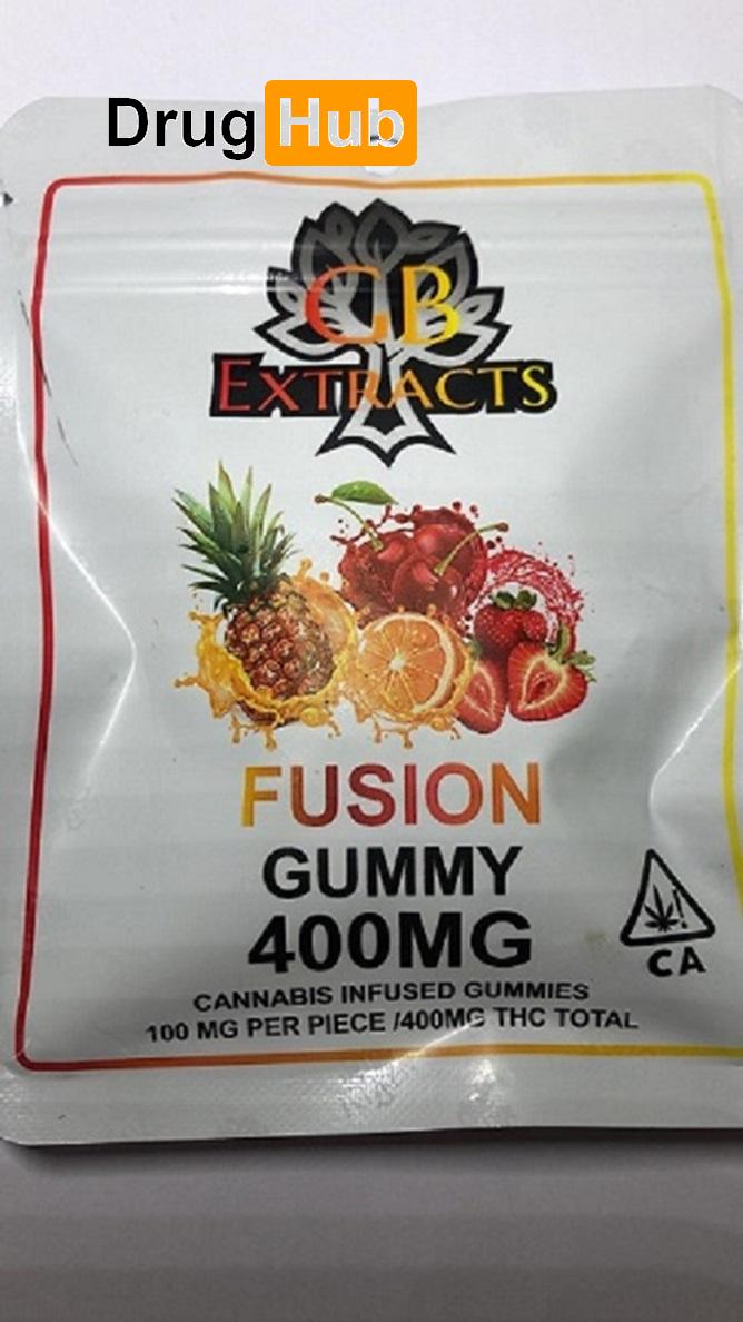 GB Extracts Fusion Gummy 100mg 4pk 400mg total
