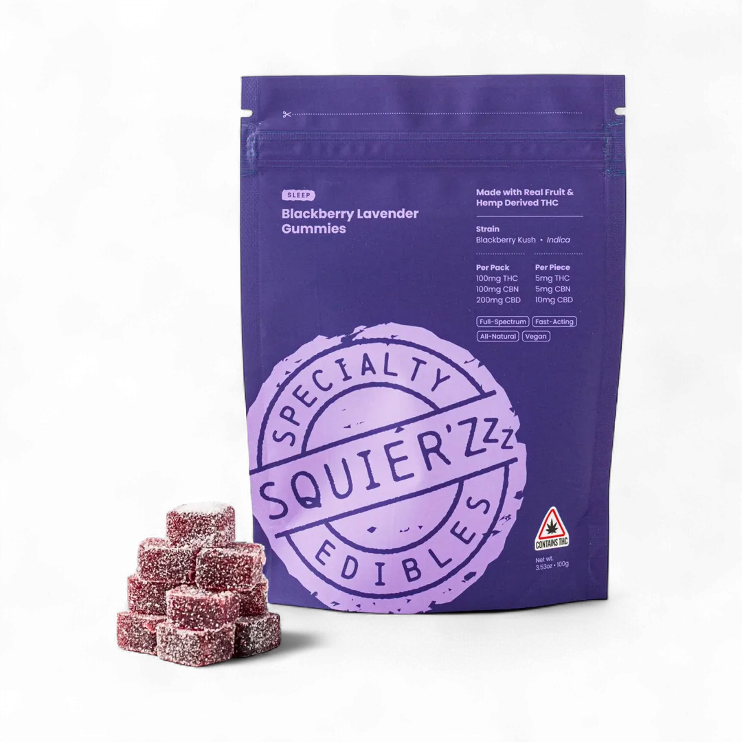 Squier's  Blackberry Lavender Gummies - Sleep-  5mg 20pk