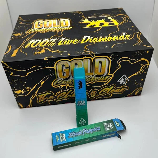 Gold coast clear disposable 1g